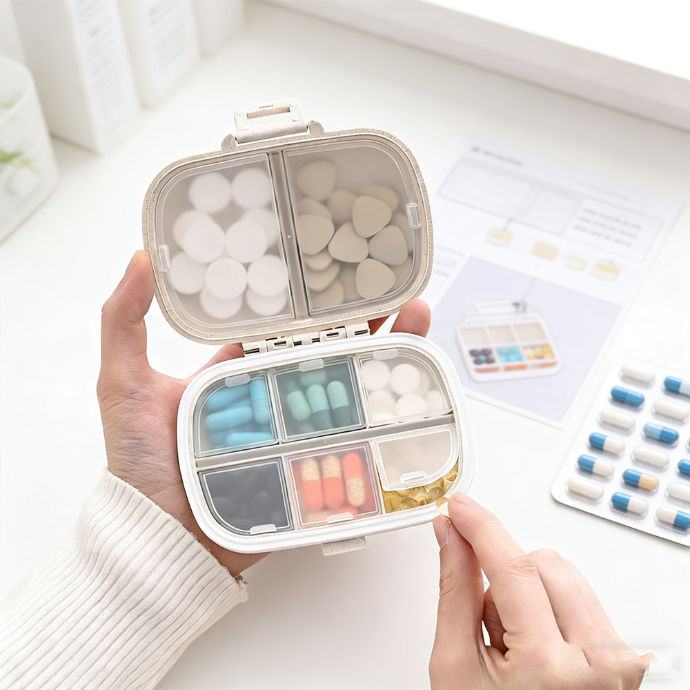 Laptops - Draagbare medicijnopbergdoos Wekelijkse pilorganizer EHBO-doos Kantoorbenodigdheden