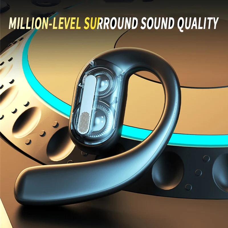 Open Ear Air Conduction Headphones - Draadloze Bluetooth-hoofdtelefoon Volledig open headset Luchtgeleiding