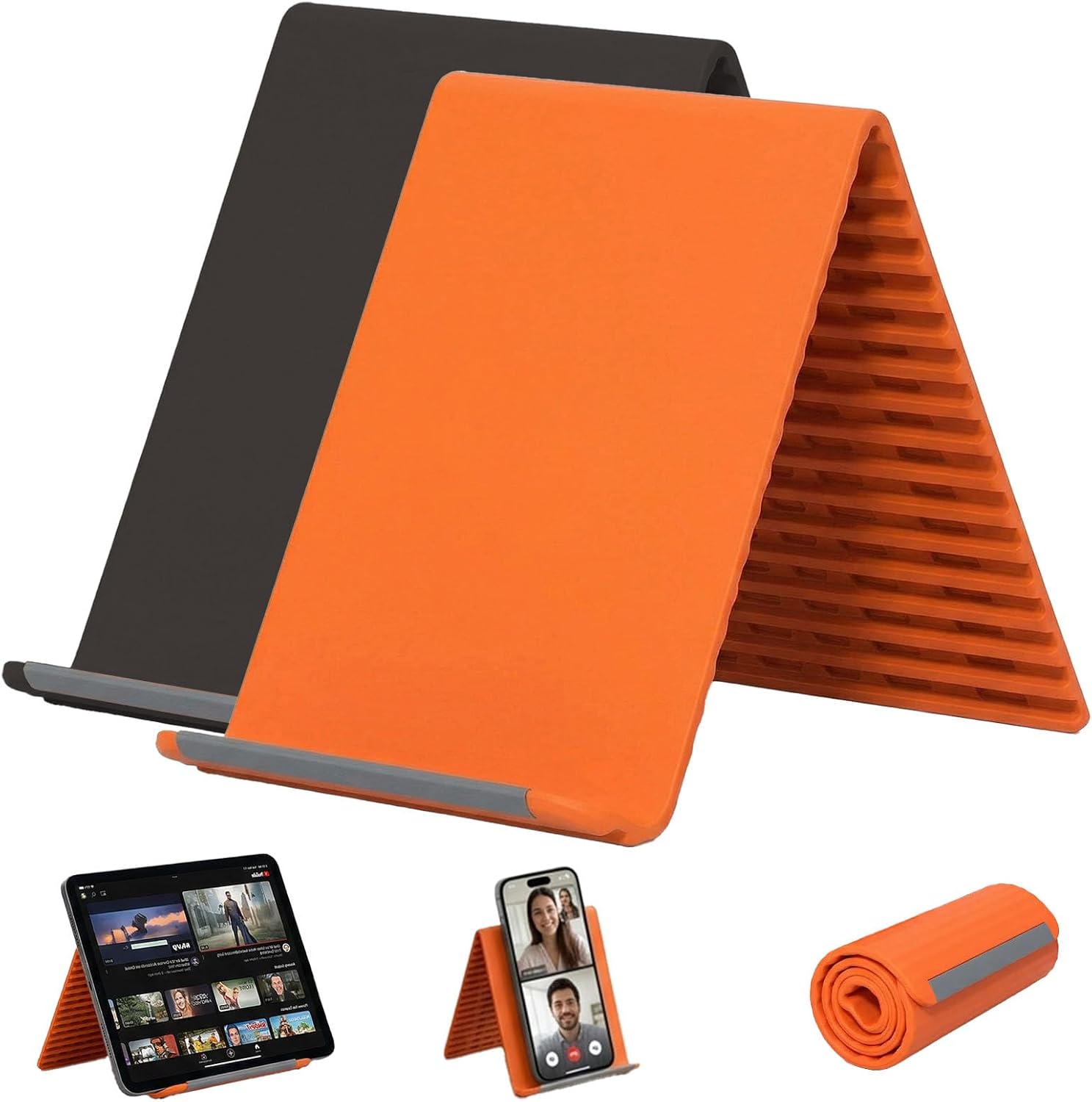 Tablets - Draagbare siliconen telefoonhouder, flexibele houder die
