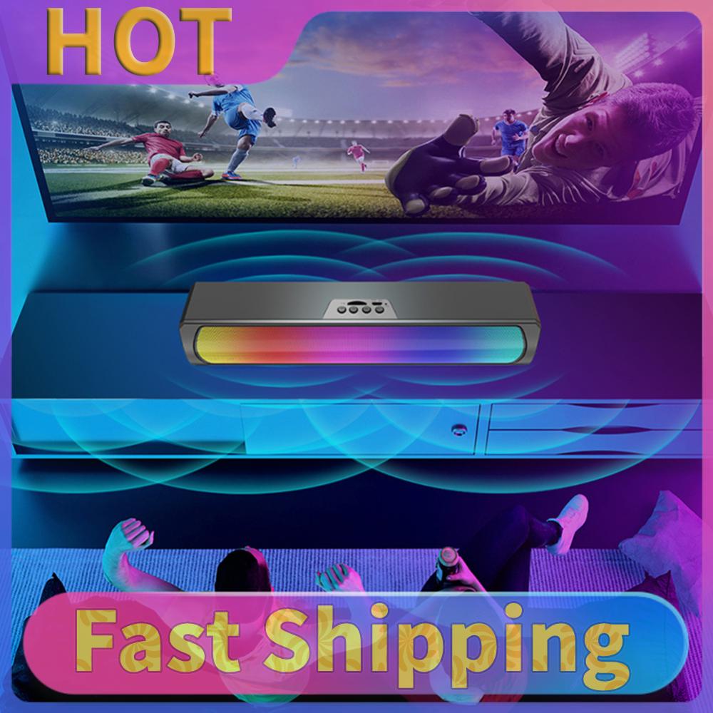 Rgb Computer Soundbar For Pc - Draagbare Computer Soundbar-luidsprekers RGB Bluetooth-compatibel 5.0