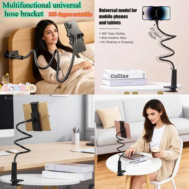 Tablets - 360 graden flexibele slang telefoonhouder, luie