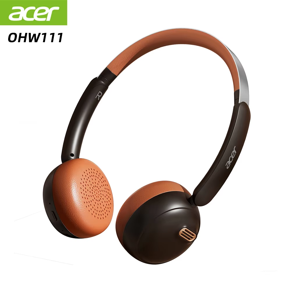 Anc Wireless Over Ear Headphones - Acer OHW111 Bluetooth-hoofdtelefoon INS Retro-stijl Over-ear