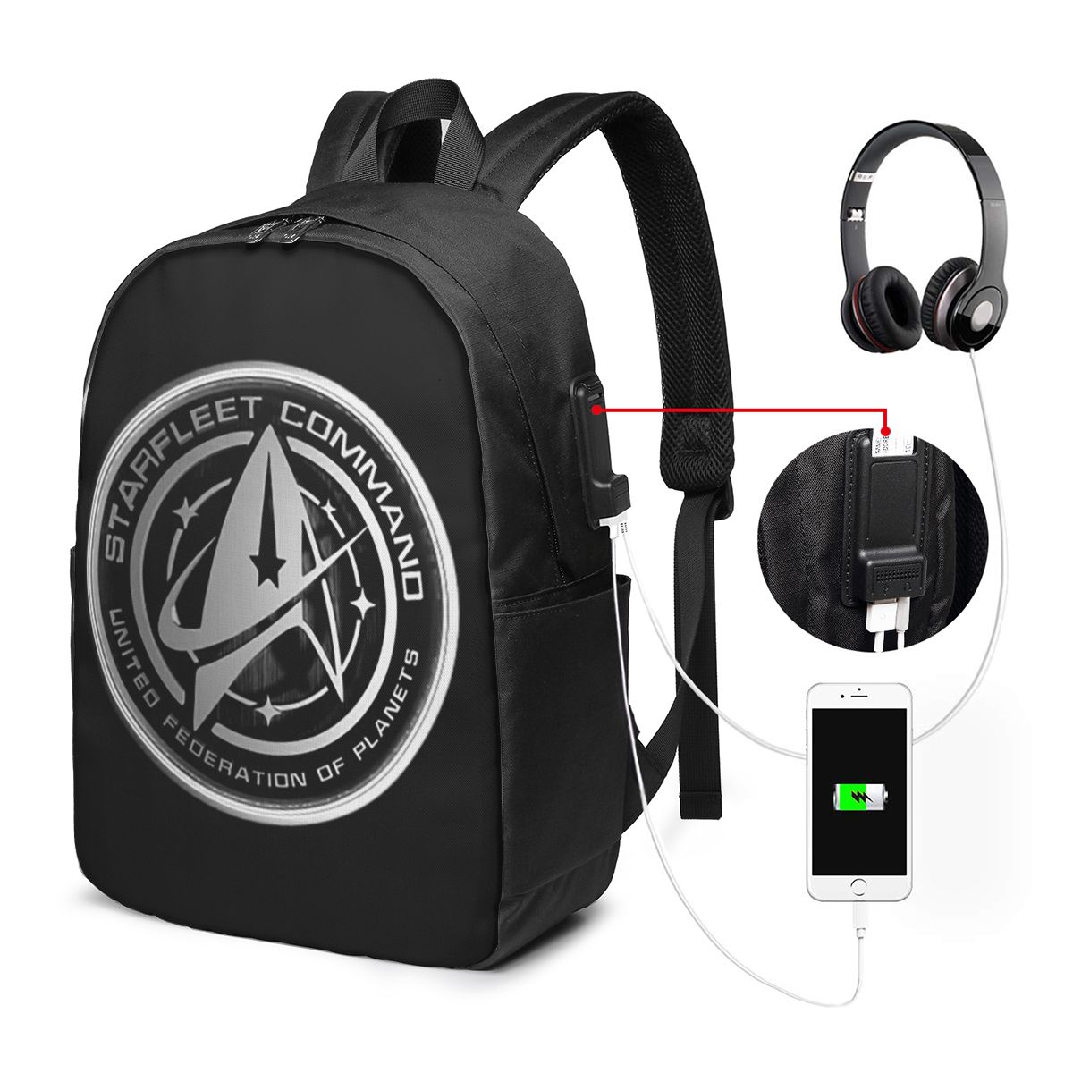 Laptops - Star Treks Science Fiction TV-serie Rugzak