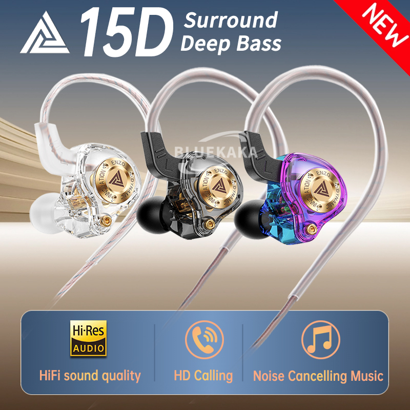 Open Ear Air Conduction Headphones - QKZ 15D Dynamisch Surround Sound Dual