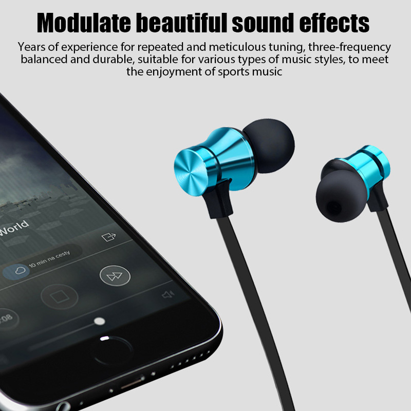 Nieuwe Bluetooth 4.2 draadloze - Magnetic Neckband Sports Earphones recensie en prijs