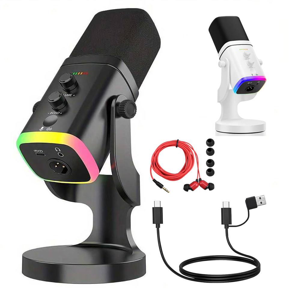 USB/XLR Dynamische Microfoon v - Gaming Headset With Mic Rgb recensie en prijs