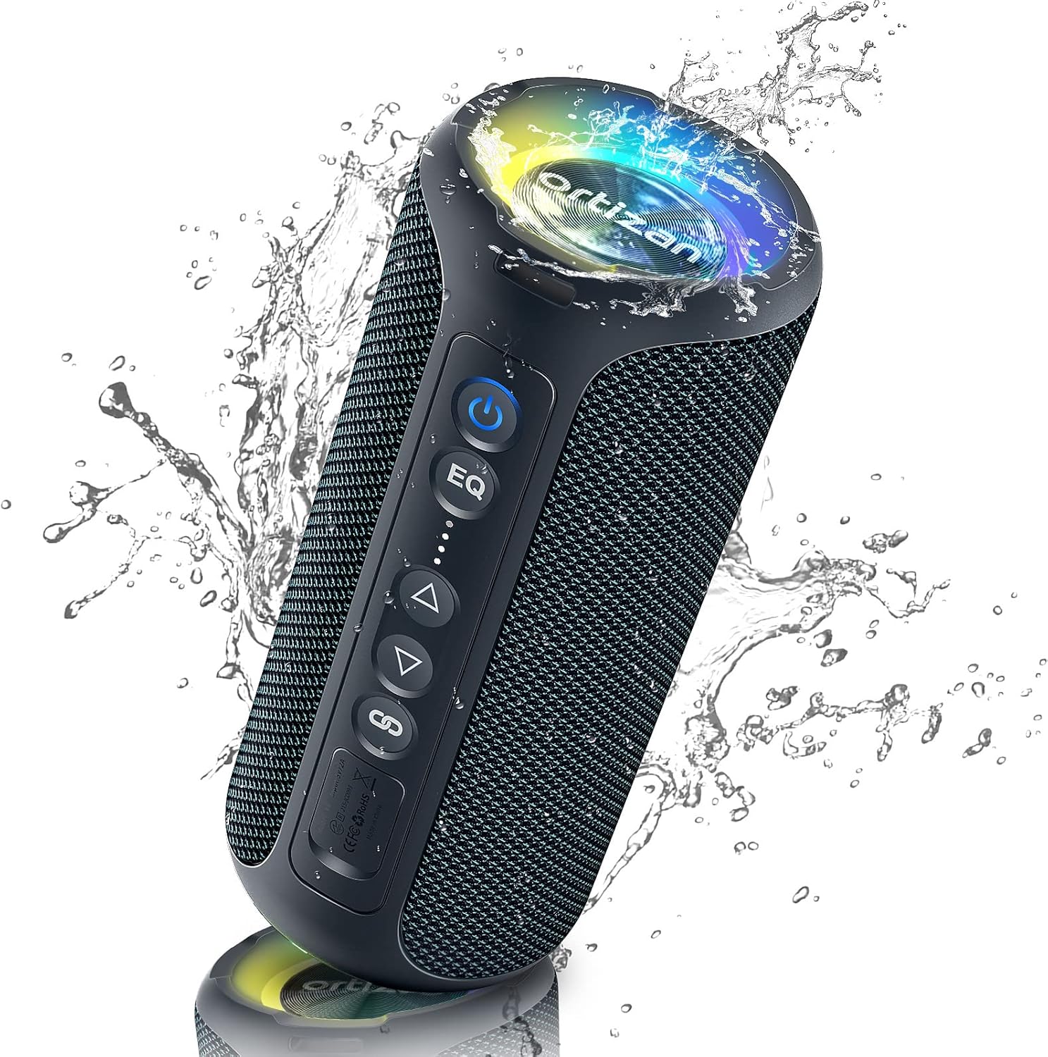 Ortizan Bluetooth-luidsprekers - Portable Bluetooth Speaker Waterproof Ipx7 recensie en prijs