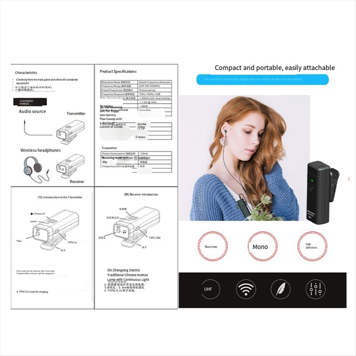 ONGE draadloze oortelefoonbewa - In Ear Monitors For Singers recensie en prijs