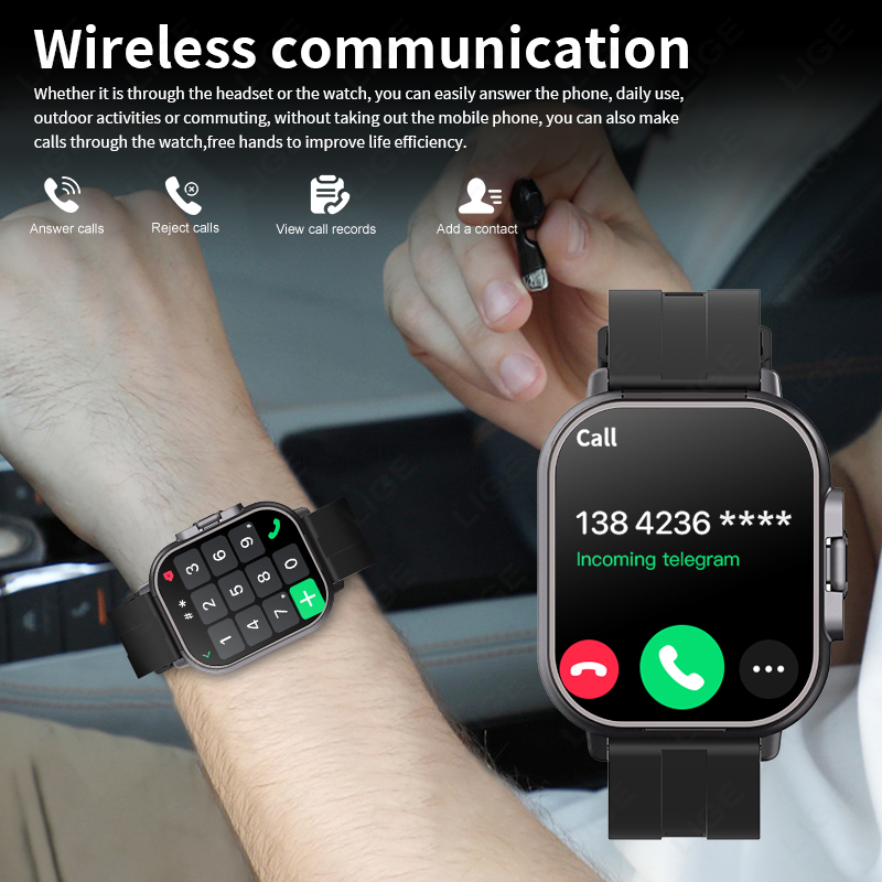 LIGE Nieuwe 2-in-1 TWS Smartwa - Tws Earbuds Bluetooth 5.3 recensie en prijs