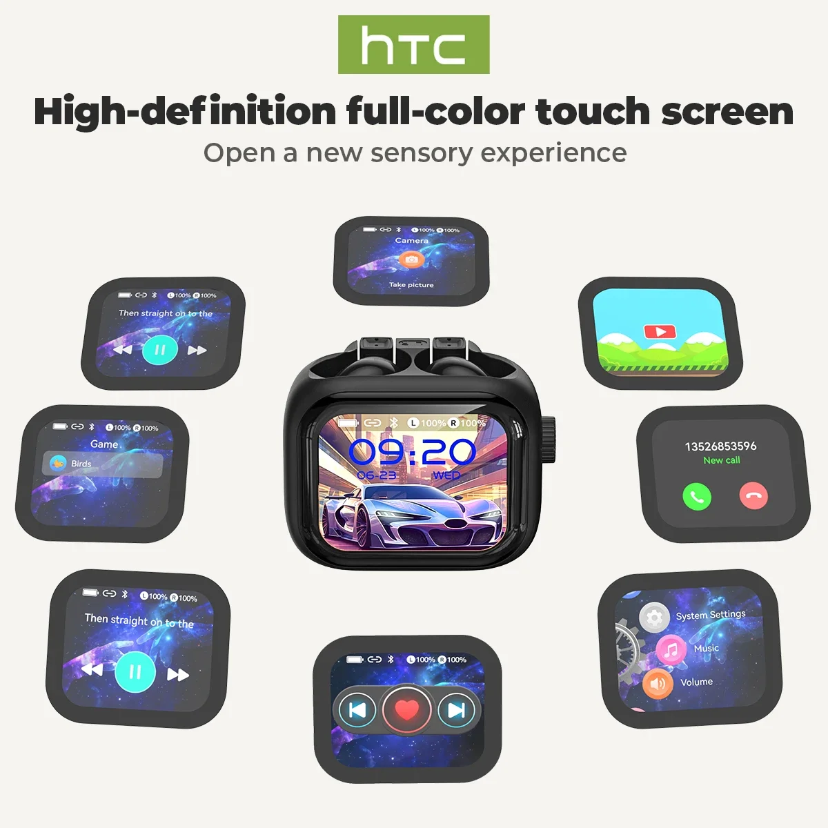 [Ultra HD-scherm] HTC NE40-oor - Tws Earbuds Bluetooth 5.3 recensie en prijs