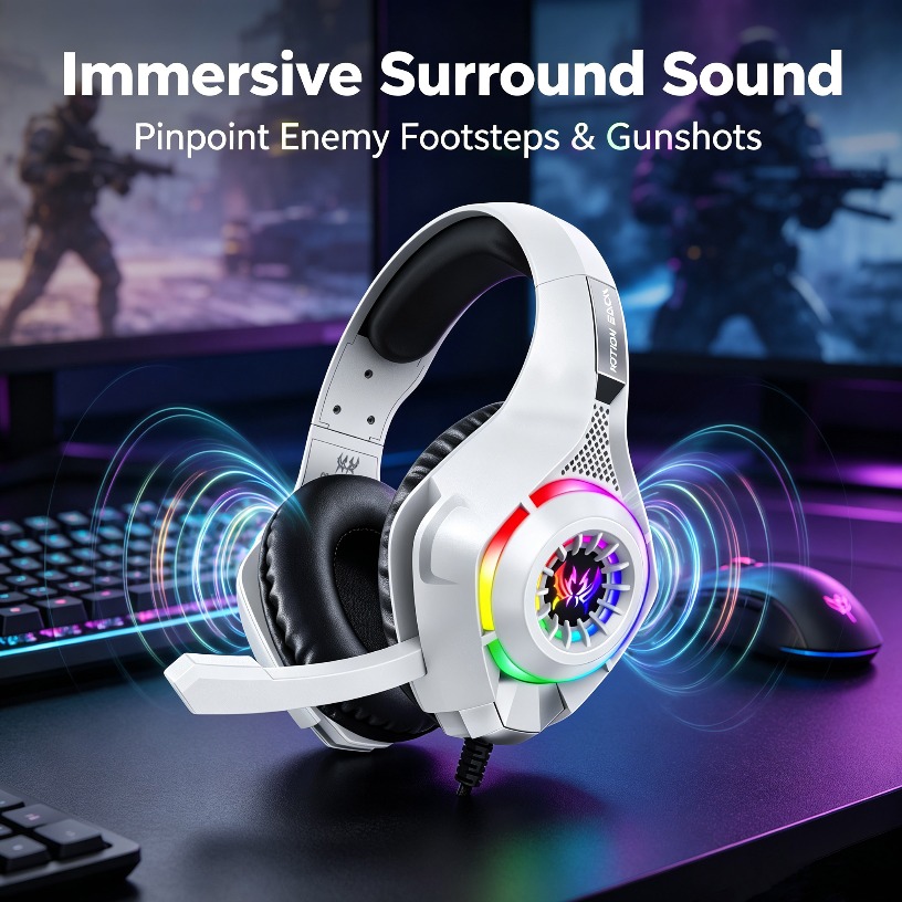 Bedrade gaming-hoofdtelefoon m - Gaming Headset With Mic Rgb recensie en prijs