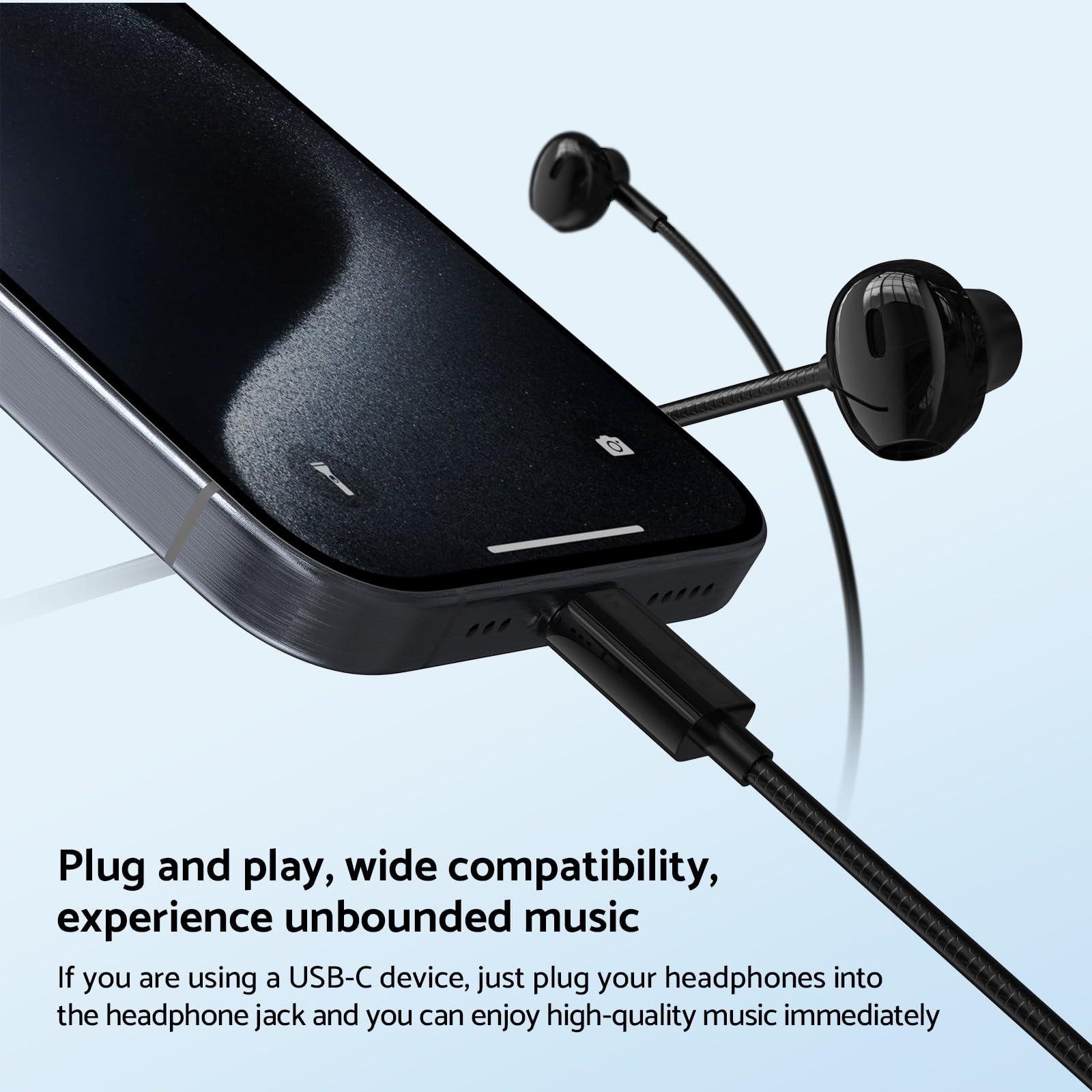 Type C 3.5mm HIFI Stereo Bedra - Type C Wired Earphones With Mic recensie en prijs
