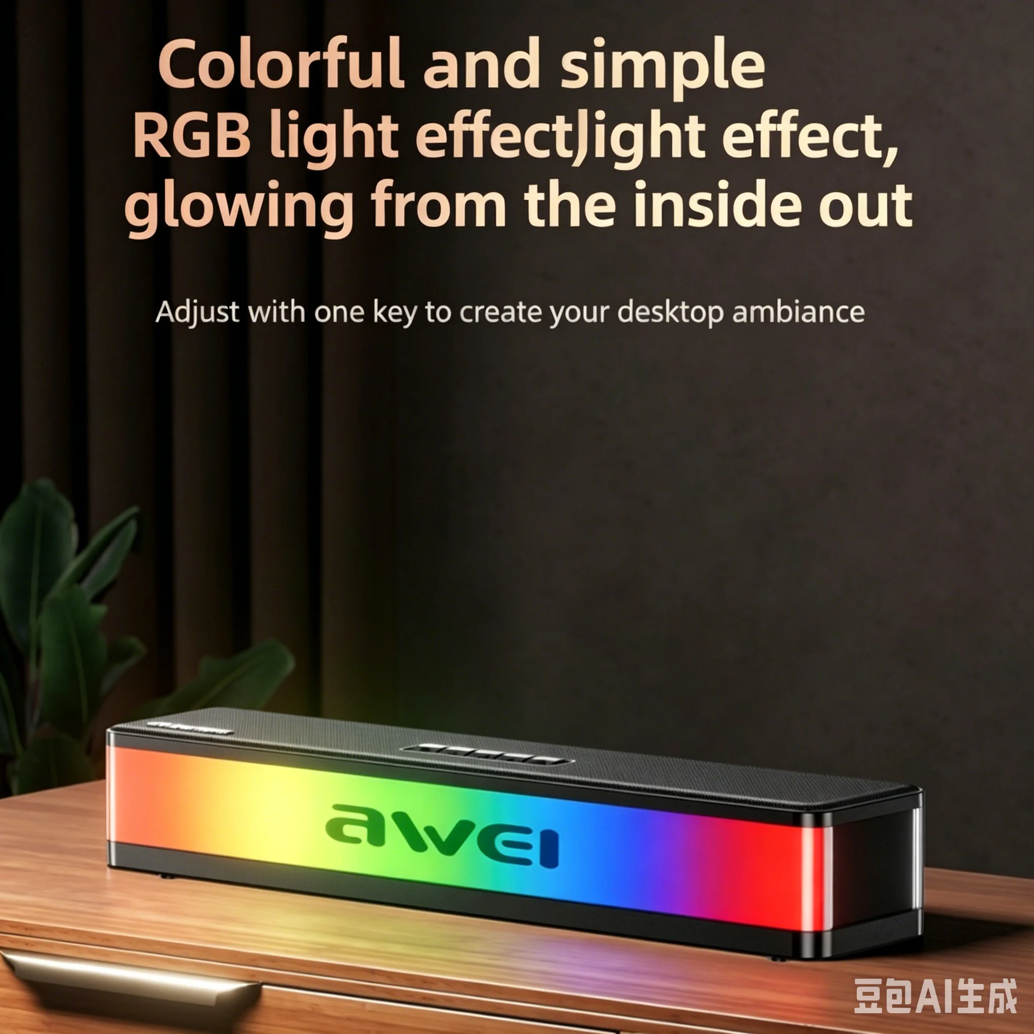 RGB Bluetooth-luidsprekers Sou - Rgb Computer Soundbar For Pc recensie en prijs