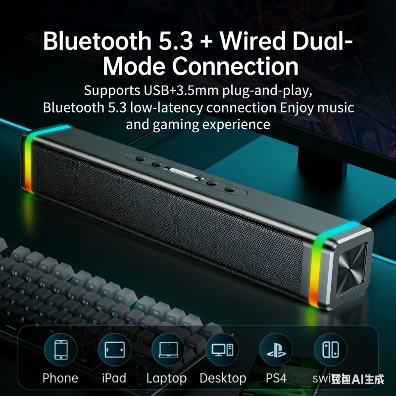 SADA computerluidsprekers, met - Rgb Computer Soundbar For Pc recensie en prijs