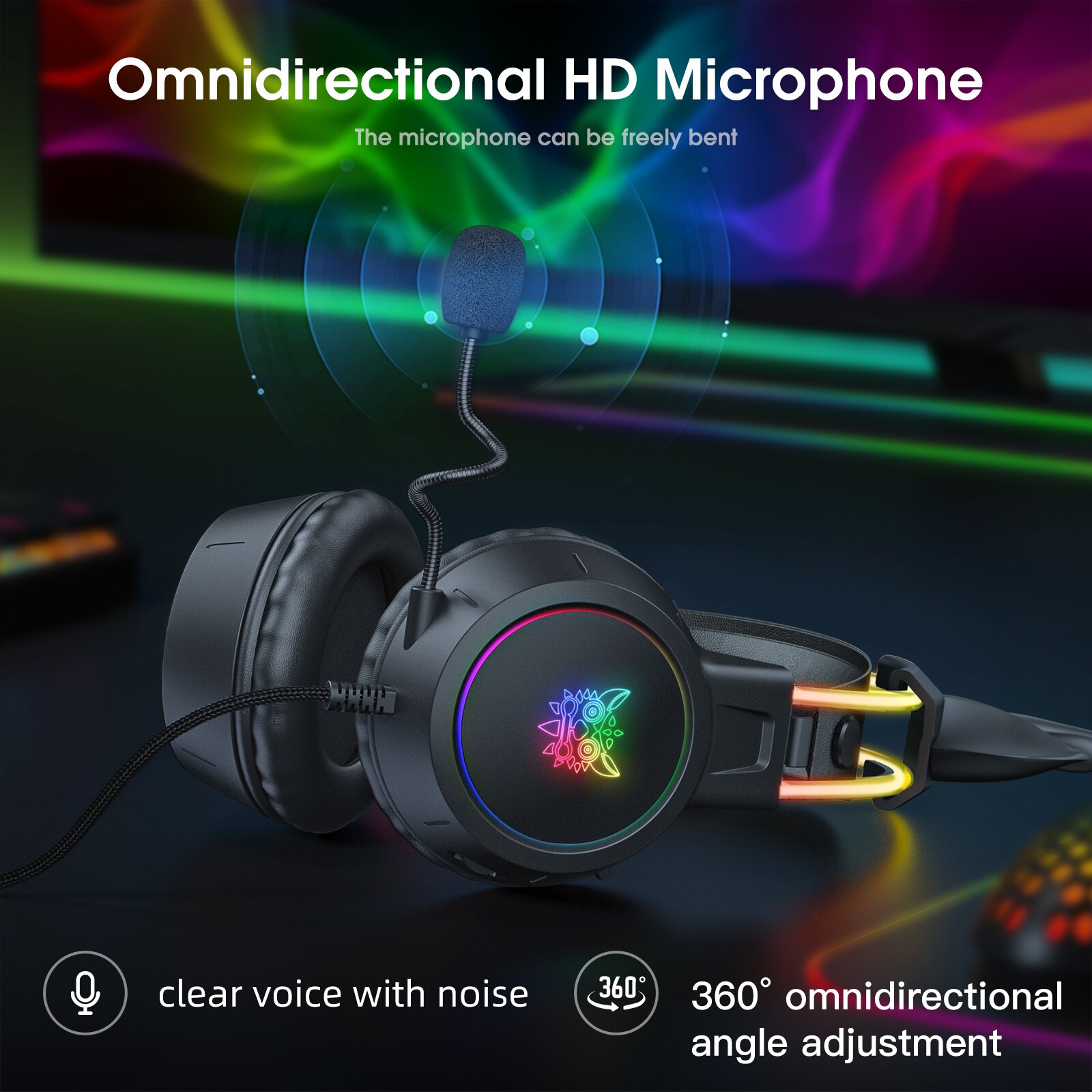 Onikuma Gaming Headset Voor 20 - Gaming Headset With Mic Rgb recensie en prijs