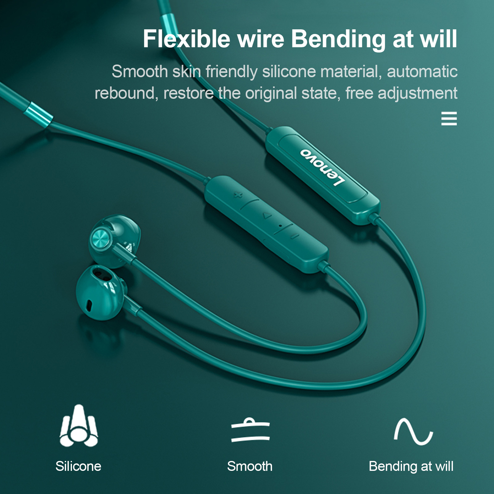 Originele Lenovo SH1 oortelefo - Magnetic Neckband Sports Earphones recensie en prijs