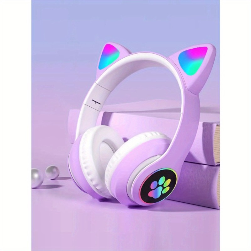 Nieuwe flitslicht schattige ka - Cat Ear Bluetooth Headset Led recensie en prijs