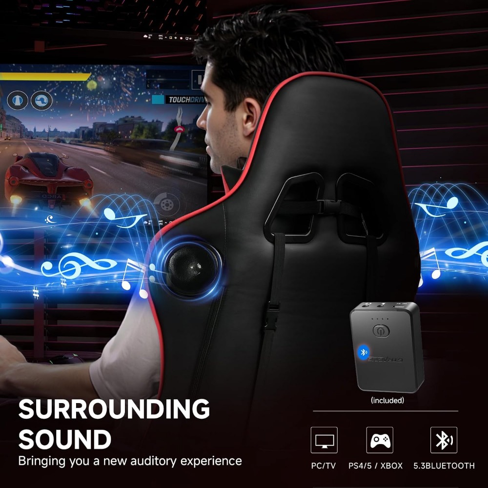 Ergonomische gamingstoel met B - Speakers recensie en prijs