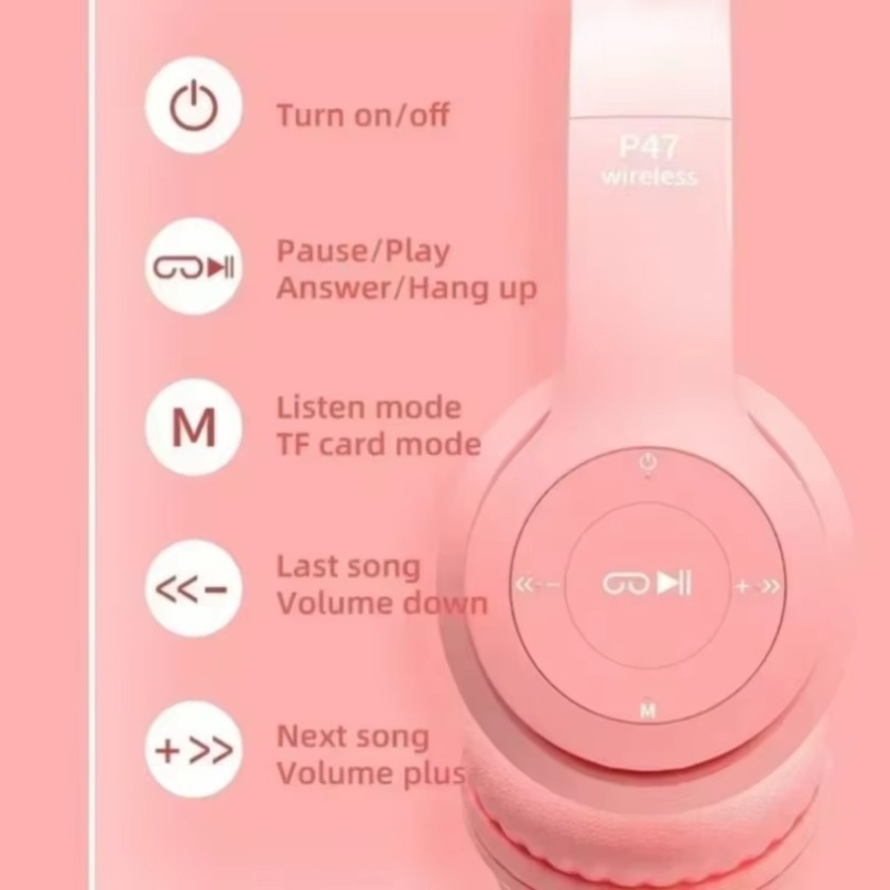 Draadloze Bluetooth-oortelefoo - Cat Ear Bluetooth Headset Led recensie en prijs